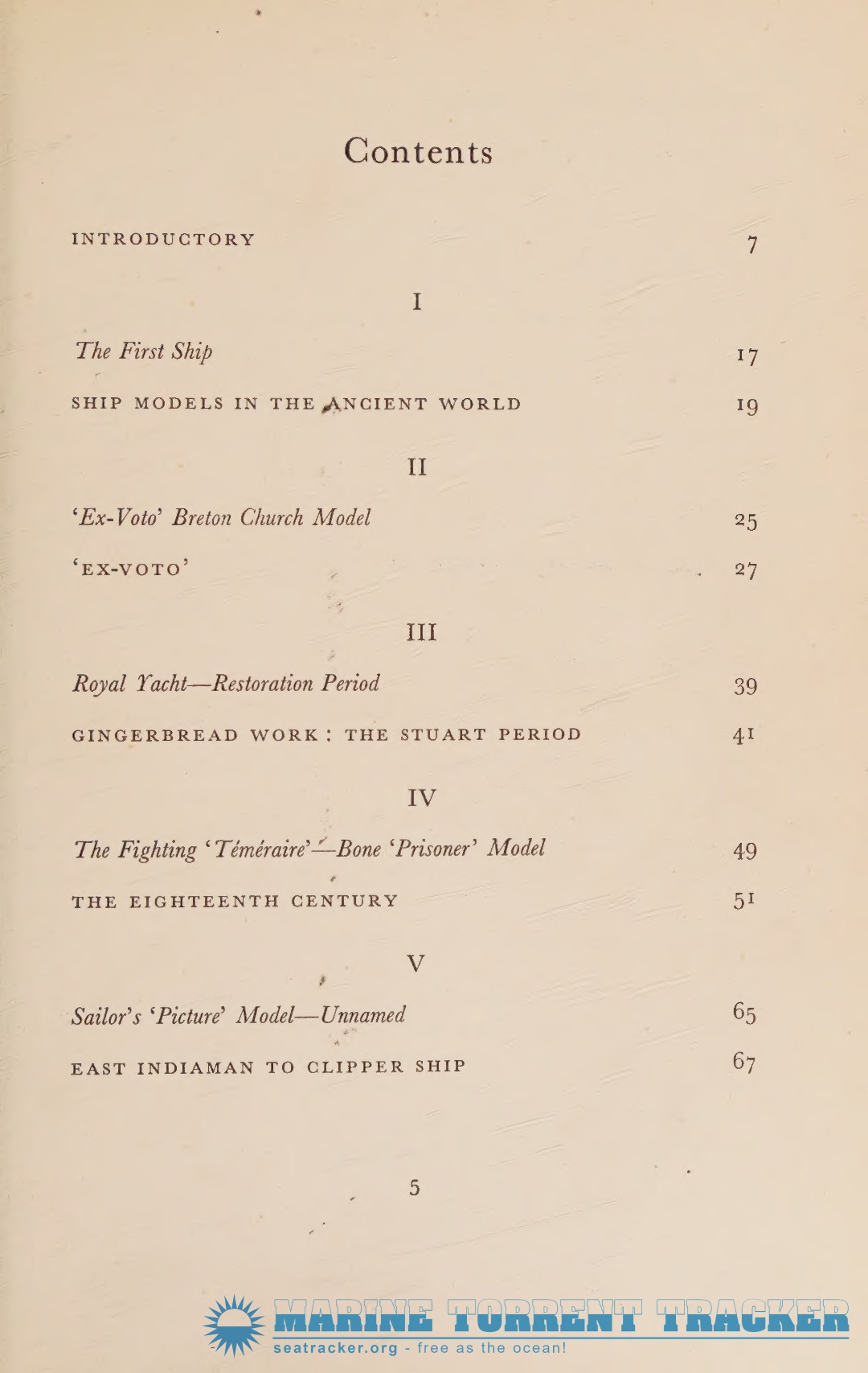 Ship Models - Smith C.F. [1951, PDF] › Marine Tracker